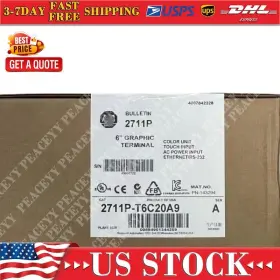2711p-t6c20a9 Ab New In Box Panelview Plus Expedited Shipping