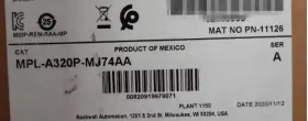 Mpl-a320p-mj74aa Ab New Allen-bradley Free Shipping Mpla320pmj74aa