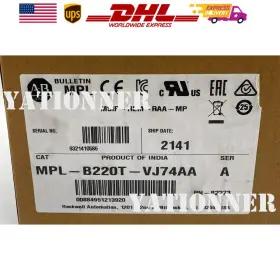 Mpl-b220t-vj74aa Ab Allen-bradley Ac Servo Motor 0.62kw Mplb220tvj74aa Us Free Tax