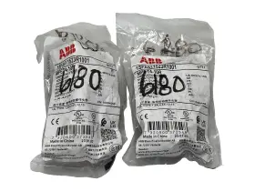 1sfa611523r1001 Abb Lot Of 2 Mpet4-10r Emergency Stop Button 40mm Red Mushroom