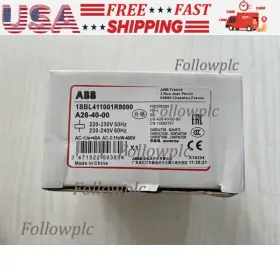 1sbl241201r8400 Abb A26-40-00 New 110v 50hz / 110-120v 60hz Contactor