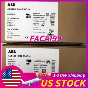 Acs180-04n-03a3-4 Abb New Brand Frequency Converter Acs18004n03a34 Free Shipping