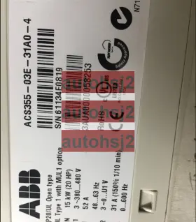 Acs355-03e-31a0-4 Abb 1pcs Used Inverter 15kw 380v Tested #2