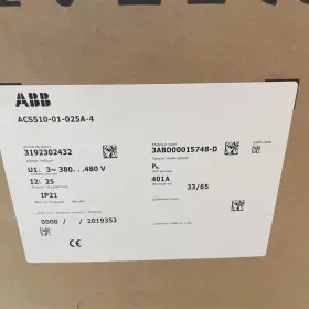 Acs510-01-025a-4 Abb 11kw Frequency Converter Brand New In Box Spot Goods Zy #2 Acs510-01-025a-4 Abb 11kw Frequency Converter Brand New In Box Spot Goods Zy #2