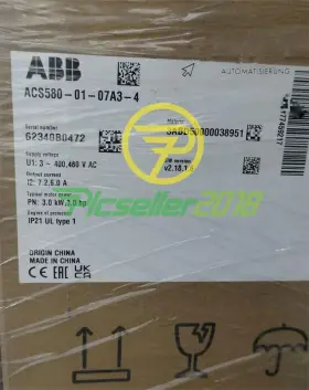 Acs580-01-07a3-4 Abb 1pcs New Frequency Converter Ups Or Fedex