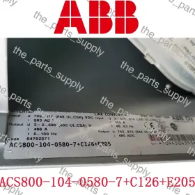 Acs800-104-0580-7 Abb C126 E205 New Frequency Changer Free Shipping