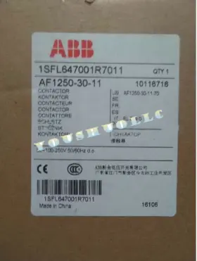 1sfl647001r7011 Abb Af1250-30-11 1pc 100-250v50/60hz Contactor Fast Delivery