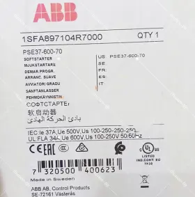 Pse37-600-70 Abb Factory Sealed Soft Starter Fast Delivery