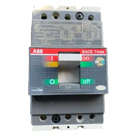 E93565 Abb Sace Circuit Breaker 30a Tmax T1n 3 Phase Hacr Type