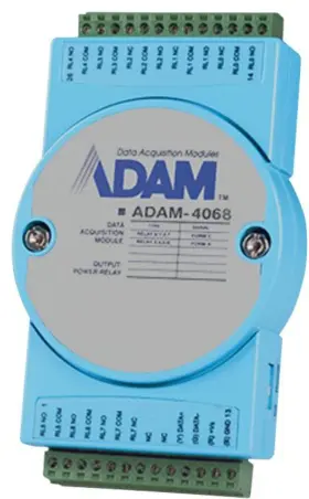 Adam-4068-c Advantech - Relay Output Module Modbus 8 Channel 1 A 30 Vdc