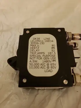 Lelhpk11-1rec4-30559-150 Airpax Circuit Breaker #2
