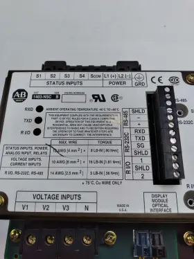 1403-mm01a Allen-bradley Ser.b Powermonitor Ii Master Module 1403-nsc #3