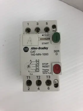 140-mn-1000 Allen-bradley 140mn1000 Motor Starter Ser. D 600v 16a 3ph 8kv - Lot Of 2 #2