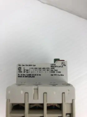 140-mn-1000 Allen-bradley 140mn1000 Motor Starter Ser. D 600v 16a 3ph 8kv - Lot Of 2 #3