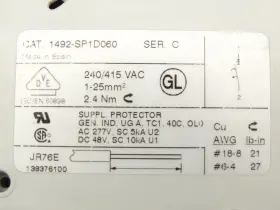 1492-sp1d060 Allen Bradley Circuit Breaker #3