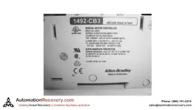 1492cb3g060 Allen-bradley 1492-cb3 G 060 Series C 3 Pole Circuit Breaker 6amp Ph #142782