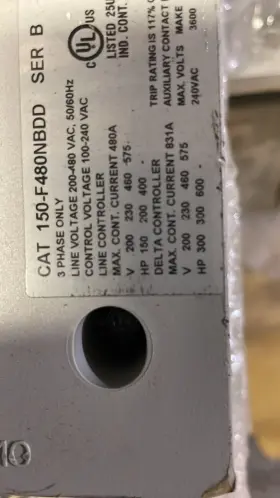 150-f480nbdd Allen-bradley Motor Control Center #2