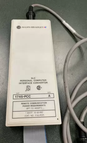 1745-pcc Allen-bradley Series A With 1745-c1 Cable Interface Converter #2