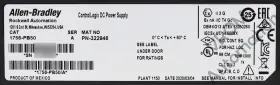 1756-pb50-5t2vx2n3 Allen Bradley Surplus 1756-pb50 A Controllogix Dc Power Supply #2
