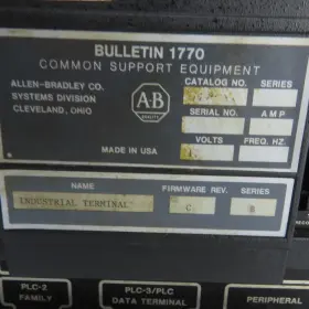 1770-ta Allen-bradley 1770ta Ser B Industrial Terminal 120/240v Firmware Rev C #2