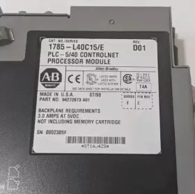 1785-l40c15 Allen-bradley /e Plc 5/40 Controlnet Processor Rev. D #2