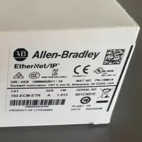 193-ecm-etr Allen-bradley New Factory Sealed Ethernet / Ip Comm Module 193ecmetr