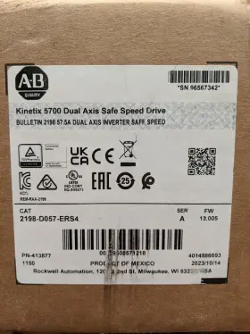 2198-d057-ers4 Allen-bradley New Kinetix 5700 Dual Axis Drive Free Shipping