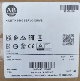 2198-h040-ers Allen-bradley 2198-h040-ers/a Sealed Kinetix 5500 Servo Drive 2198h040ers