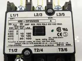400-dp25nd3 Allen Bradley Contactor #3