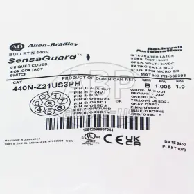 440n-z21us3ph Allen-bradley New Sensaguard Unique Coded Sensor