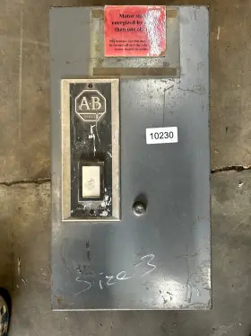 509-dob Allen-bradley 509-cad/509-dob 509-cad Enclosure With Starter Size 3 230v 3-5 Pole