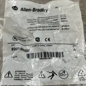 800f-mn3w Allen-bradley Ser A White Led Module W Latch Nos Oem #3