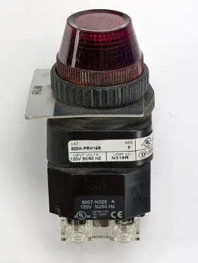 800h-prh16r Allen-bradley 800hprh16r Pilot Lamp Assy Red Ser. F #3