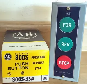 800s-3sa Allen-bradley 800s3sa Ab For-rev-stop Push Button Switch Industrial Control Ser M Nos