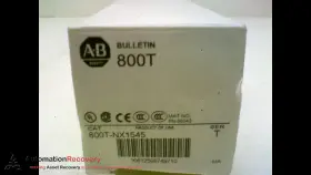 800t-nx1545 Allen Bradley Series T Push Button Red 300 Volts Ac New #174574