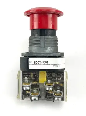 800t-fx6 Allen-bradley 800tfx6 Red Push/pull Pushbutton Series T With 800t-xa