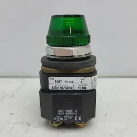 800t-ph16a Allen-bradley 800tph16a Pilot Light With 800t-n326 Contact Block 120v 50/60hz #3