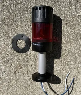 855tb24tl4 Allen-bradley Ab 855t Red Signal B24tl4 On Bpm10 Tower - Steady Led Light 24v