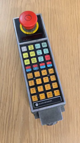 9000-etz Allen-bradley 9000etz Teach Pendant Keypad Plc Programmer Controller Working