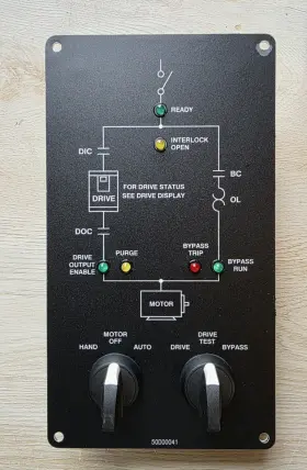 Allen-bradley Aci99m00037 Aci 99m00037 Drive Bypass Control Panel Used /2