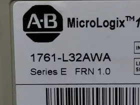 Iillc-001076 Allen-bradley 1761-l32awa Ser E Frn 1.0 Micrologix 1000 Controller Cpu 32 Pt #3 #2
