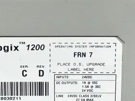 Iillc-002278 Allen-bradley 1762-l24bxb Ser C Rev D Frn 7 Micrologix 1200 Controller Plc Cpu #3