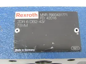 R900431771 Allen-bradley Zdr6db2-43 1pcs New Rexroth Zdr6db2-43/75ym Valve Fast
