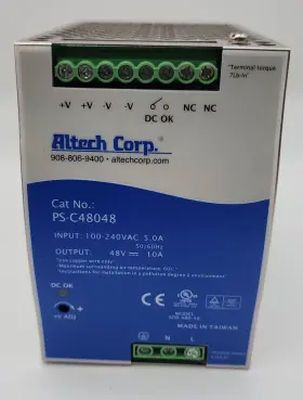 Ps-c48048 Altech Corporation Power Supply 48vdc 10 Amp Psc48048
