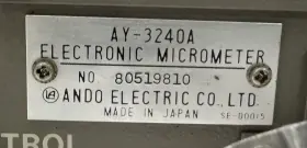 80519810 Ando Electric Ay-3240a #80519810 Type Electronic Micrometer #3
