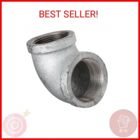 8700125555 Anvil Malleable Iron Pipe Fitting 90 Degree Elbow 1 Inch X 1/2 Npt Fe
