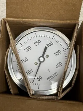 30ei60e02550 Ashcroft 30ei60e02550/400f Thermometer New