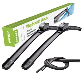 Aslam G-22/17 22 Inch 17 Windshield Wiper Blades With Extra Rubber Refills A... Fas
