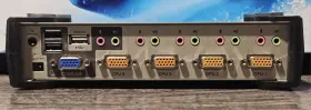 Cs1734b Aten Internatonal Co. Ltd. 4-port Usb 2.0 Kvmp Switch With Osd - Tested Working No Cables #2