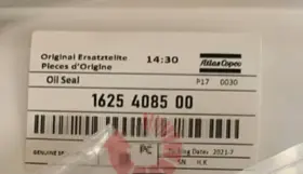 1625408500 Atlas Copco One Brand New Oil Seal Ga75 Air Compressor